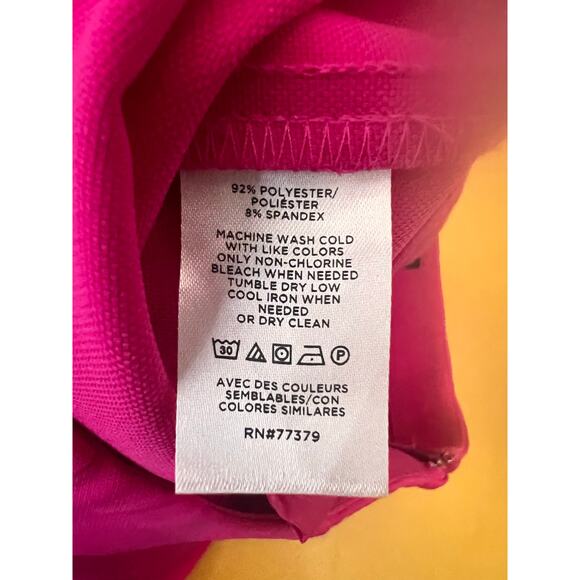 Ann Taylor Pink Tailored Wide Leg Cropped Pants Size 2 NWOT - Picture 5 of 8